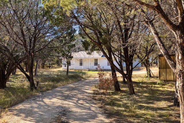 view of front of home