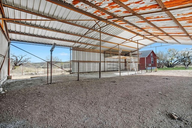 view of stable