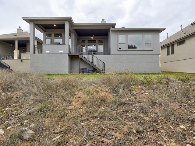 view of rear view of house