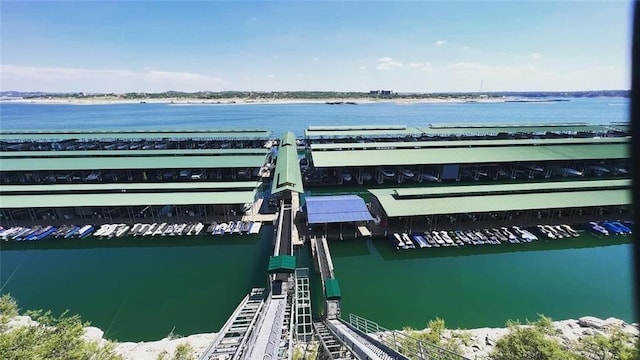 19516 Tranquility Falls Path, Lago Vista, TX 78645 - drone / aerial view of a nearby body of water