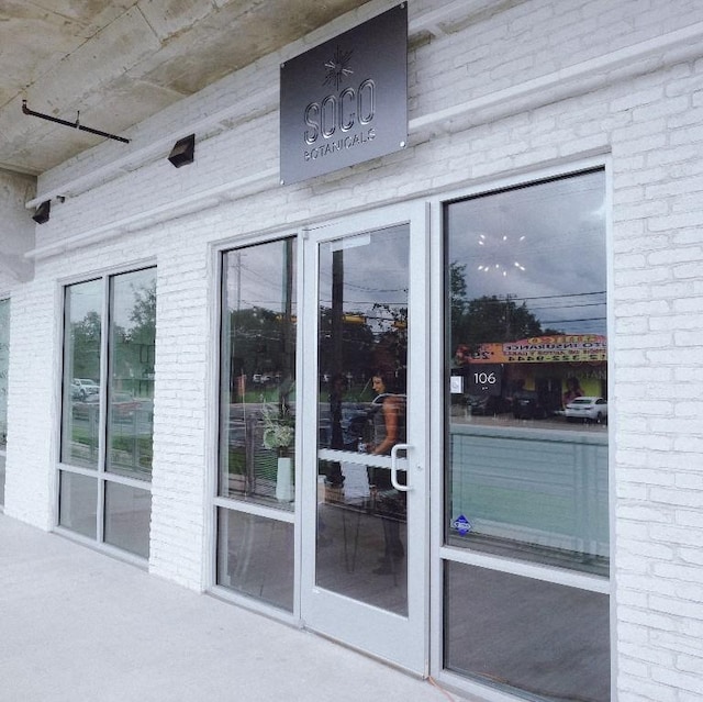 4361 S Congress Ave Unit 106, Austin, TX 78745 - property entrance with brick siding