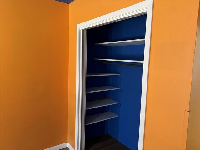 view of closet