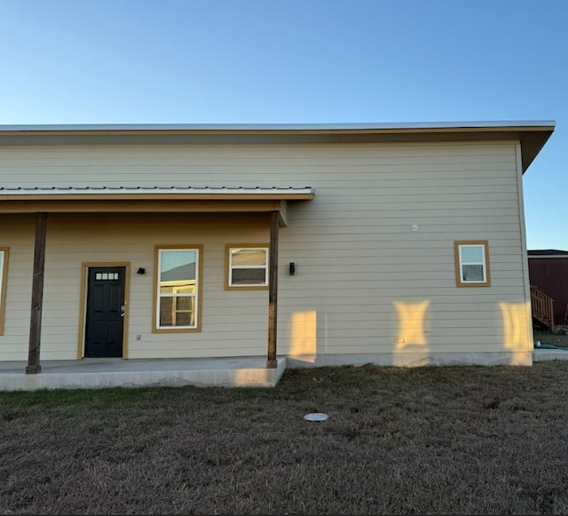 view of back of property