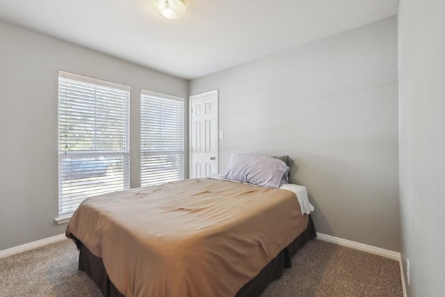 bedroom with carpet flooring