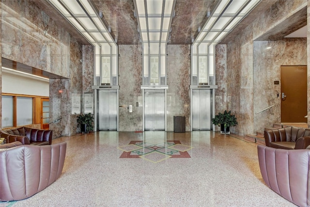 710 Colorado St Unit 5F, Austin, TX 78701 - community lobby with a high ceiling