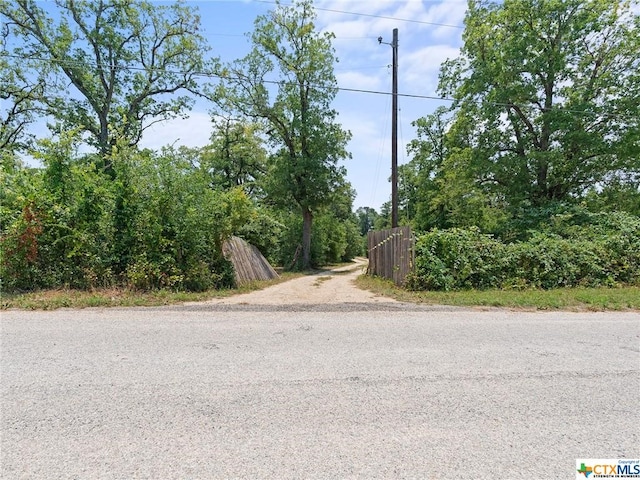 view of road