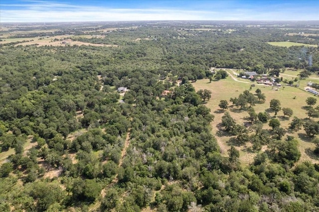 371 Youngs Prairie Rd, Elgin, TX 78621 - drone / aerial view of a heavily wooded area