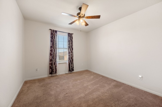 14405 Boomtown Way, Elgin, TX 78621 - spare room featuring light colored carpet and ceiling fan