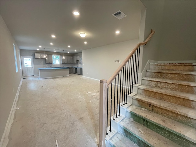 view of unfurnished living room