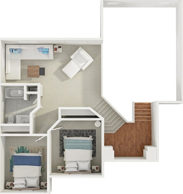 857 Mission Hills Dr, New Braunfels, TX 78130 - view of room layout