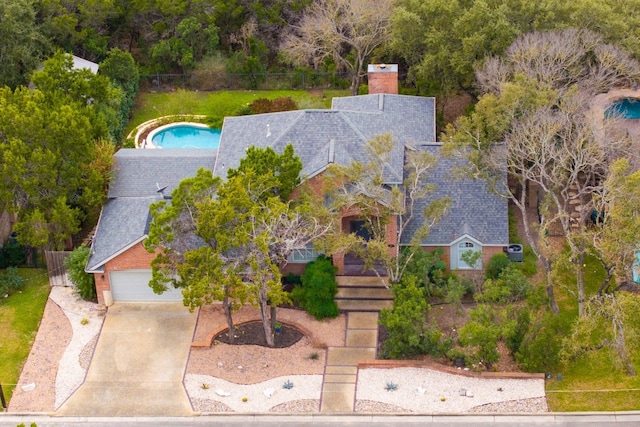 857 Mission Hills Dr, New Braunfels, TX 78130 - view of subject property with a pool