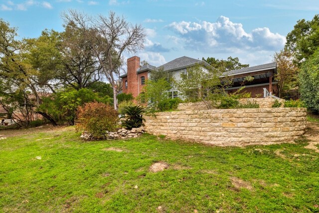 857 Mission Hills Dr, New Braunfels, TX 78130 - view of green lawn