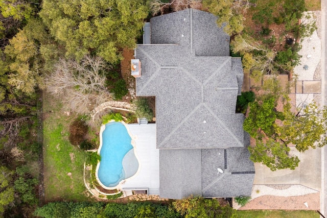 857 Mission Hills Dr, New Braunfels, TX 78130 - aerial view of property and surrounding area featuring a pool