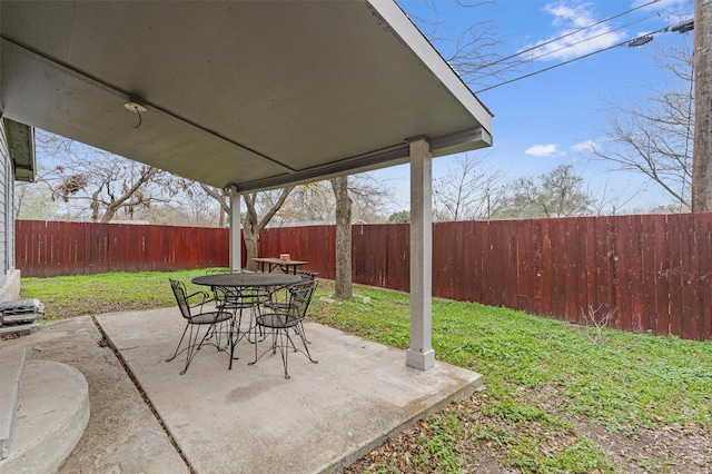 view of patio