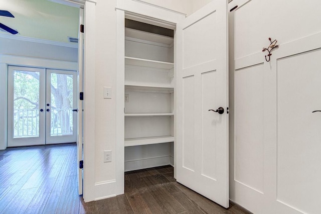 view of closet