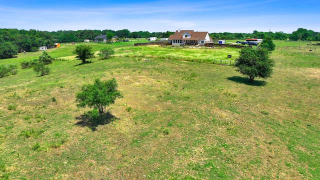 drone / aerial view featuring a rural view