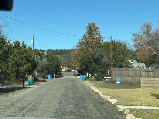 view of road