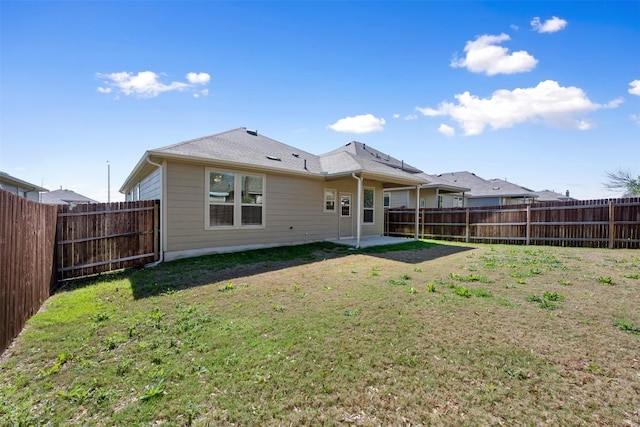 1420 Cliffbrake Way, Georgetown, TX 78626 - back of property featuring a fenced backyard and a patio area