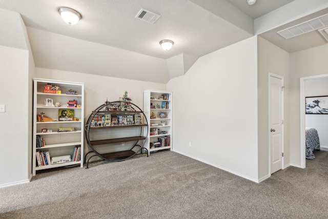 interior space featuring carpet floors