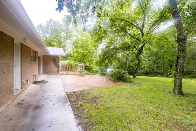4204 Gregg Ward Ln, Austin, TX 78744 - view of green lawn featuring a patio