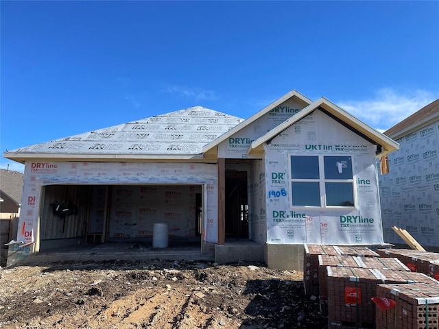 view of property under construction