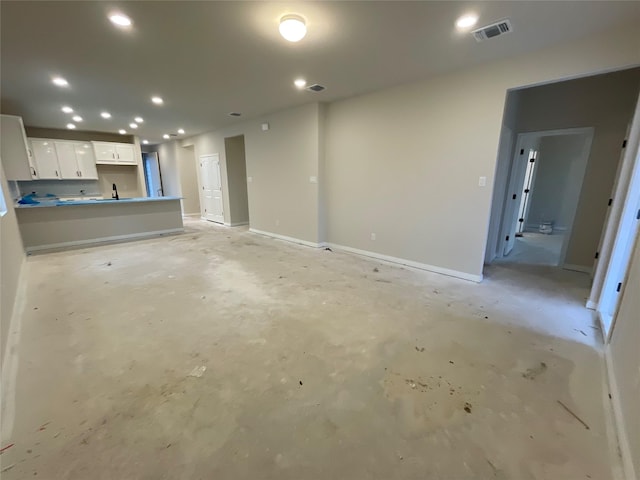 view of unfurnished living room