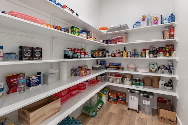 view of pantry