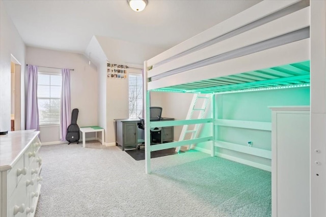 bedroom featuring carpet floors