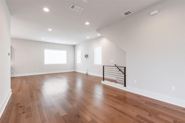 interior space featuring hardwood / wood-style floors