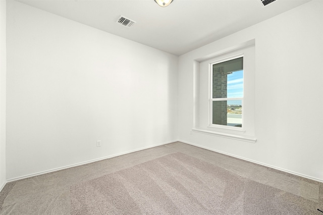 empty room with carpet floors