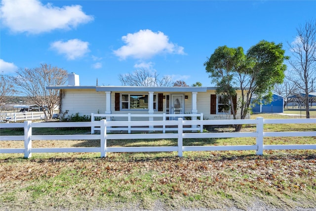 view of ranch-style house