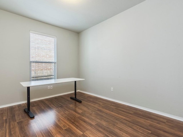 737 Foxtail Run, San Marcos, TX 78666 - unfurnished office featuring wood finished floors and baseboards