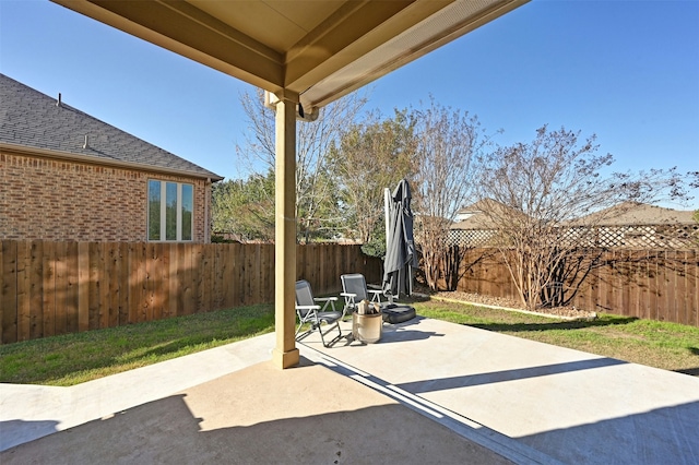 view of patio