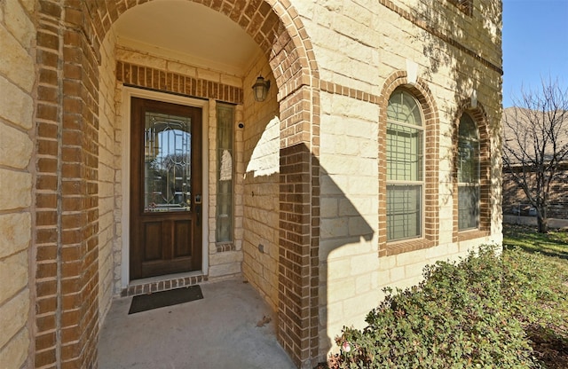 view of property entrance