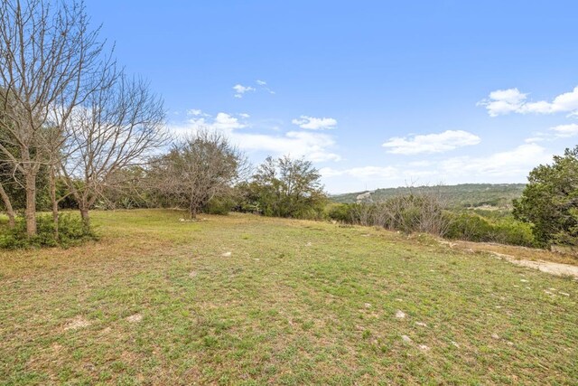 view of yard featuring a rural view