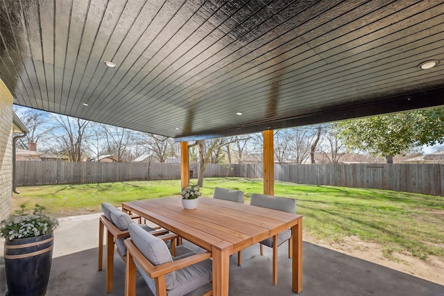 view of patio / terrace