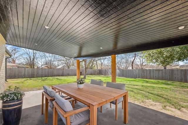 view of patio / terrace