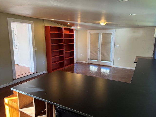 interior space with french doors