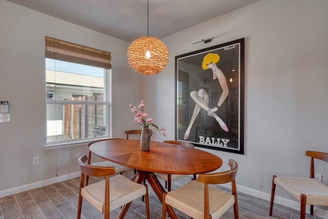 dining room with a wealth of natural light