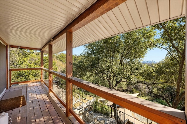 1603 Twilight Ridge Dr, Austin, TX 78746 - view of deck