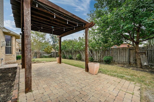 view of patio