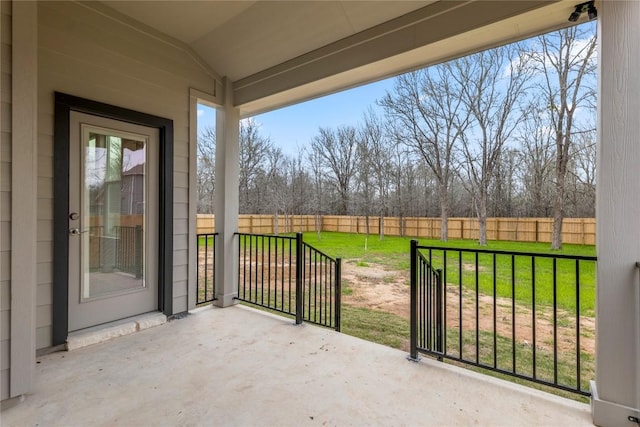 view of patio