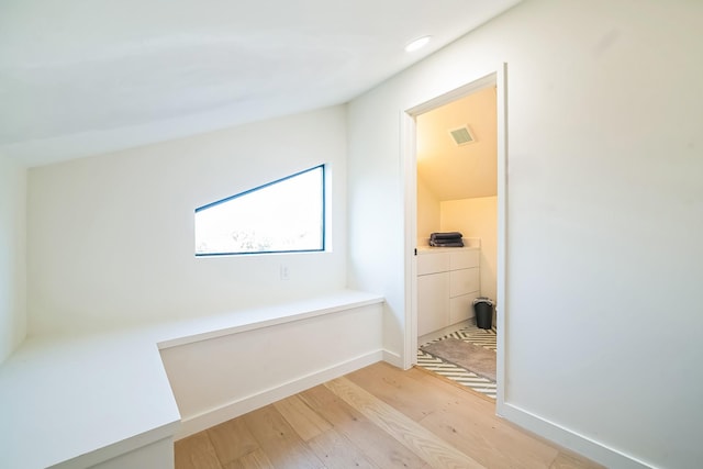 hallway featuring light hardwood / wood-style floors