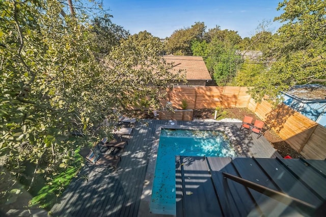 2316 Euclid Ave, Austin, TX 78704 - view of swimming pool with a deck