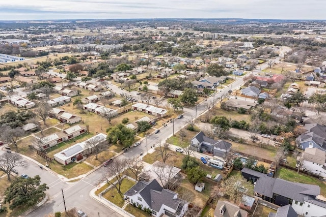 aerial view featuring a residential view