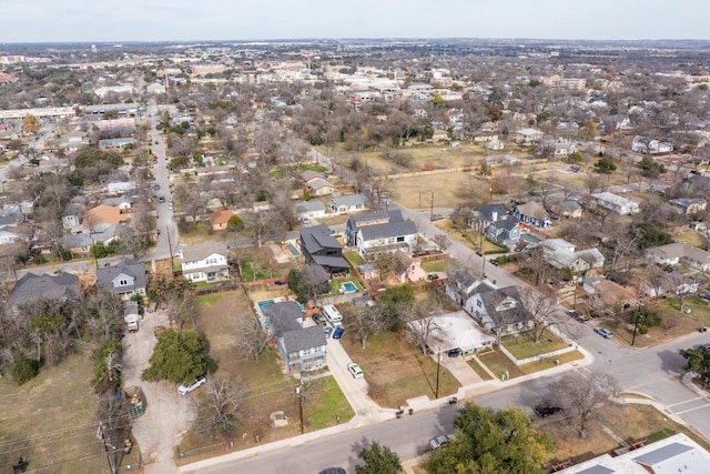 birds eye view of property featuring a residential view