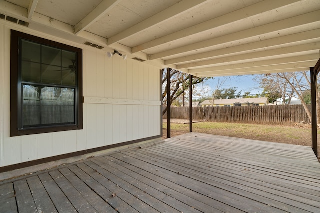 view of deck