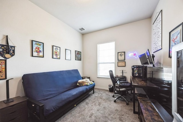 317 Barley Fork Ln, Hutto, TX 78634 - carpeted office featuring baseboards and visible vents