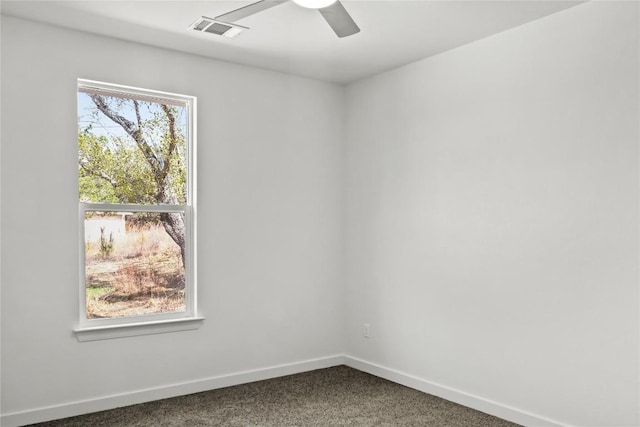 20714 Northland Dr, Lago Vista, TX 78645 - carpeted empty room featuring baseboards and a ceiling fan