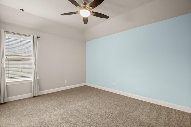 3816 Tango Ct, Leander, TX 78641 - carpeted spare room with ceiling fan and baseboards